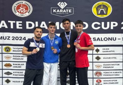 KARATE DIAMOND CUP TURNUVASINDA SPORCULARIMIZDAN 3 ALTIN, 1 GÜMÜŞ MADALYA